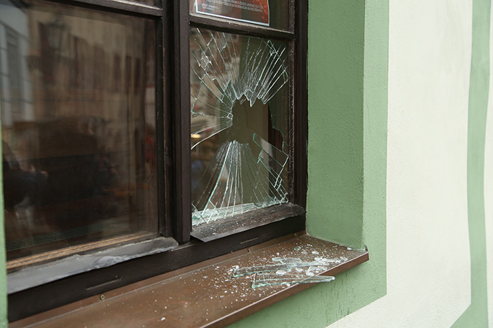A2B Glass are able to board up broken windows while they are being repaired in Burnham On Sea.